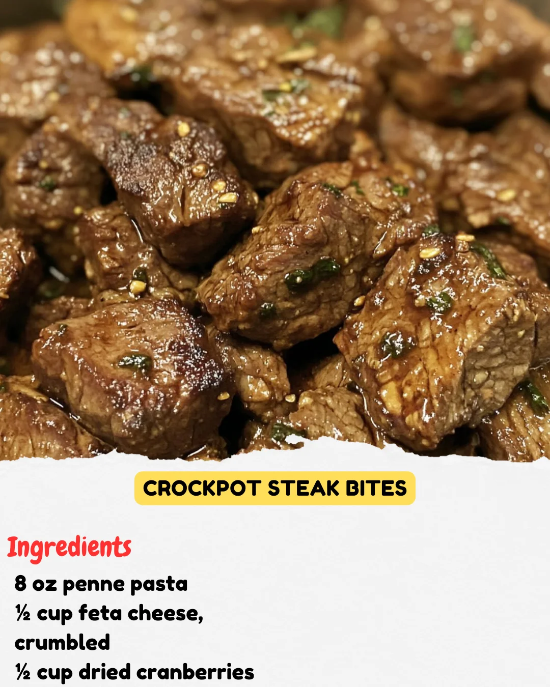 Crockpot Steak Bites