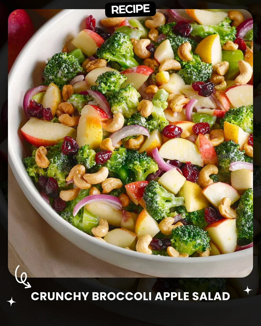 Crunchy Broccoli Apple Salad