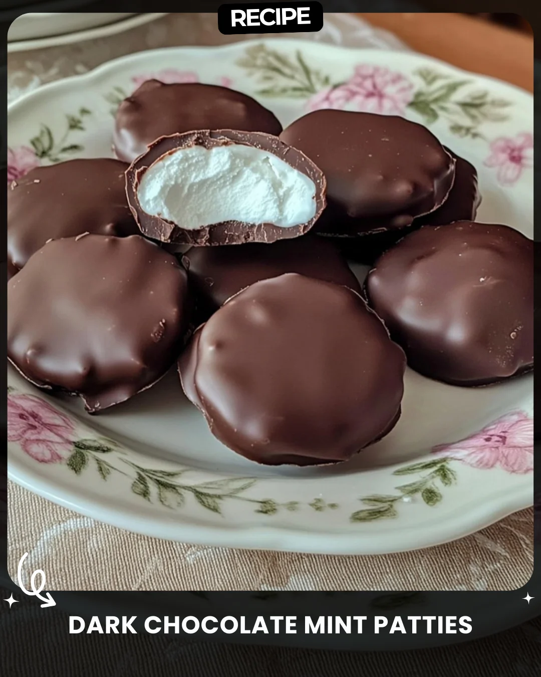Dark Chocolate Mint Patties