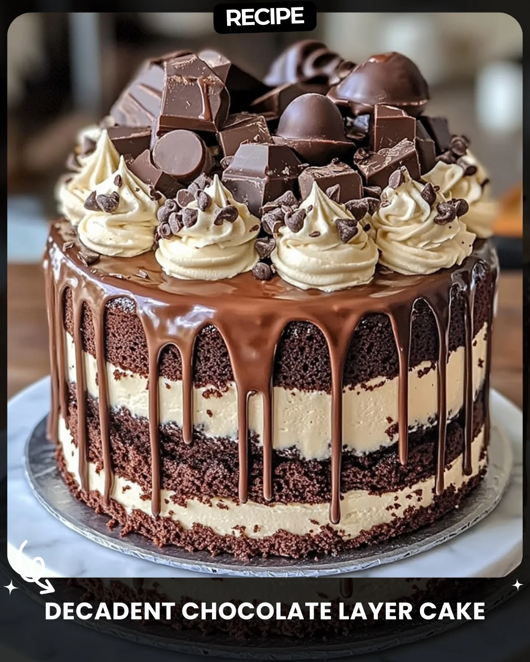 Decadent Chocolate Layer Cake