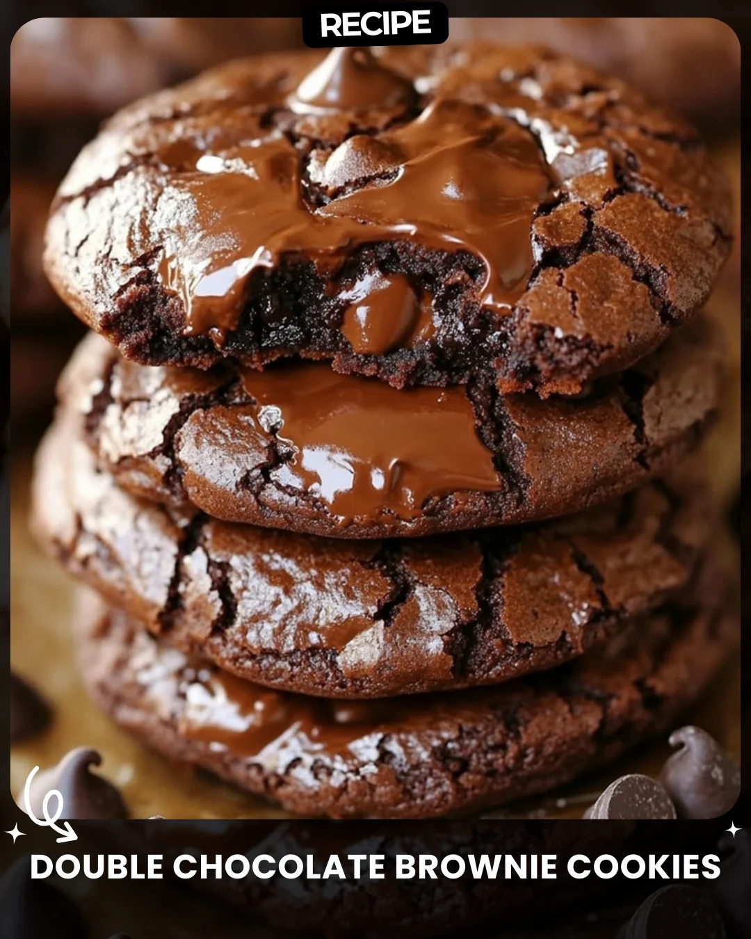Double Chocolate Brownie Cookies
