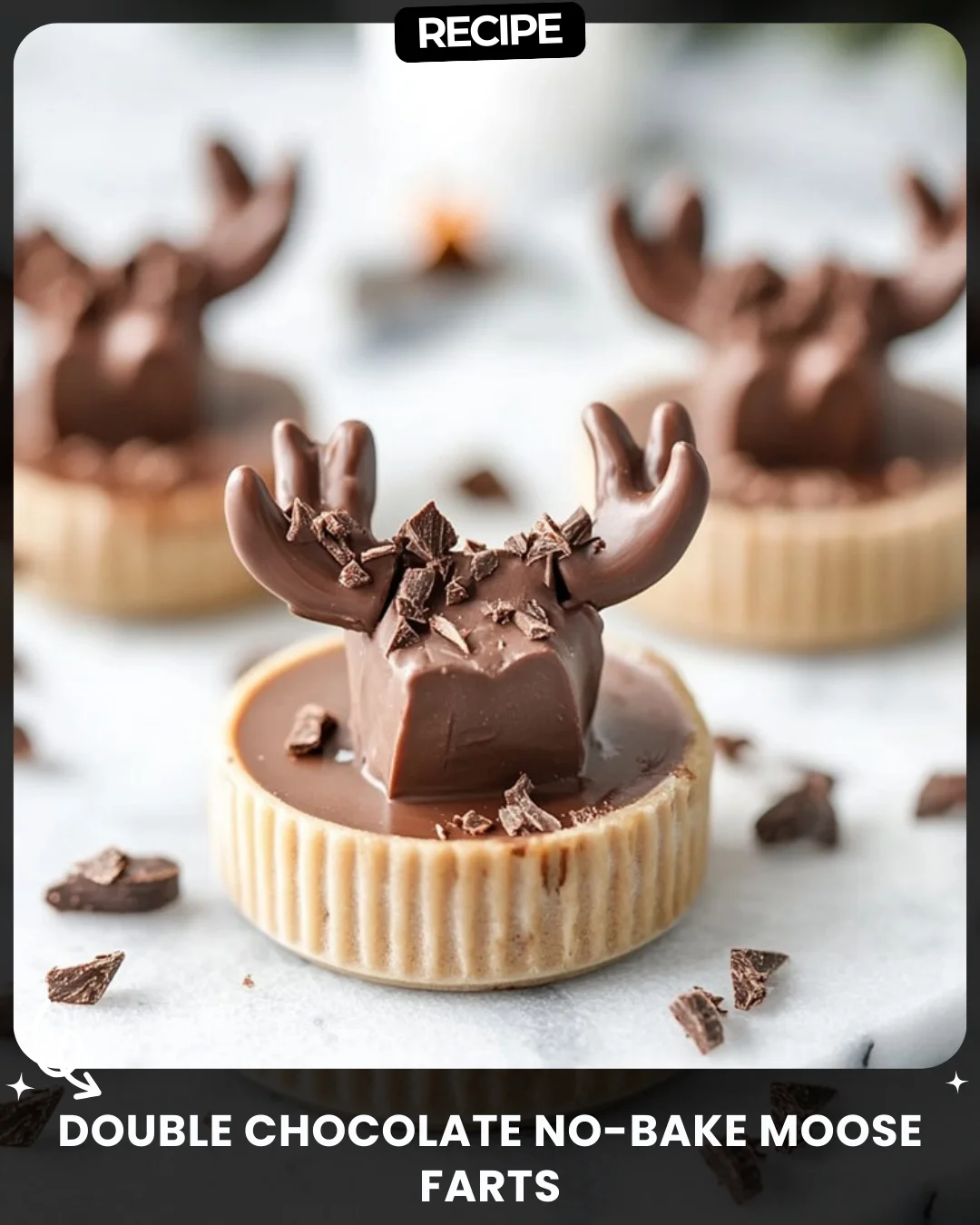Double Chocolate No-Bake Moose Farts