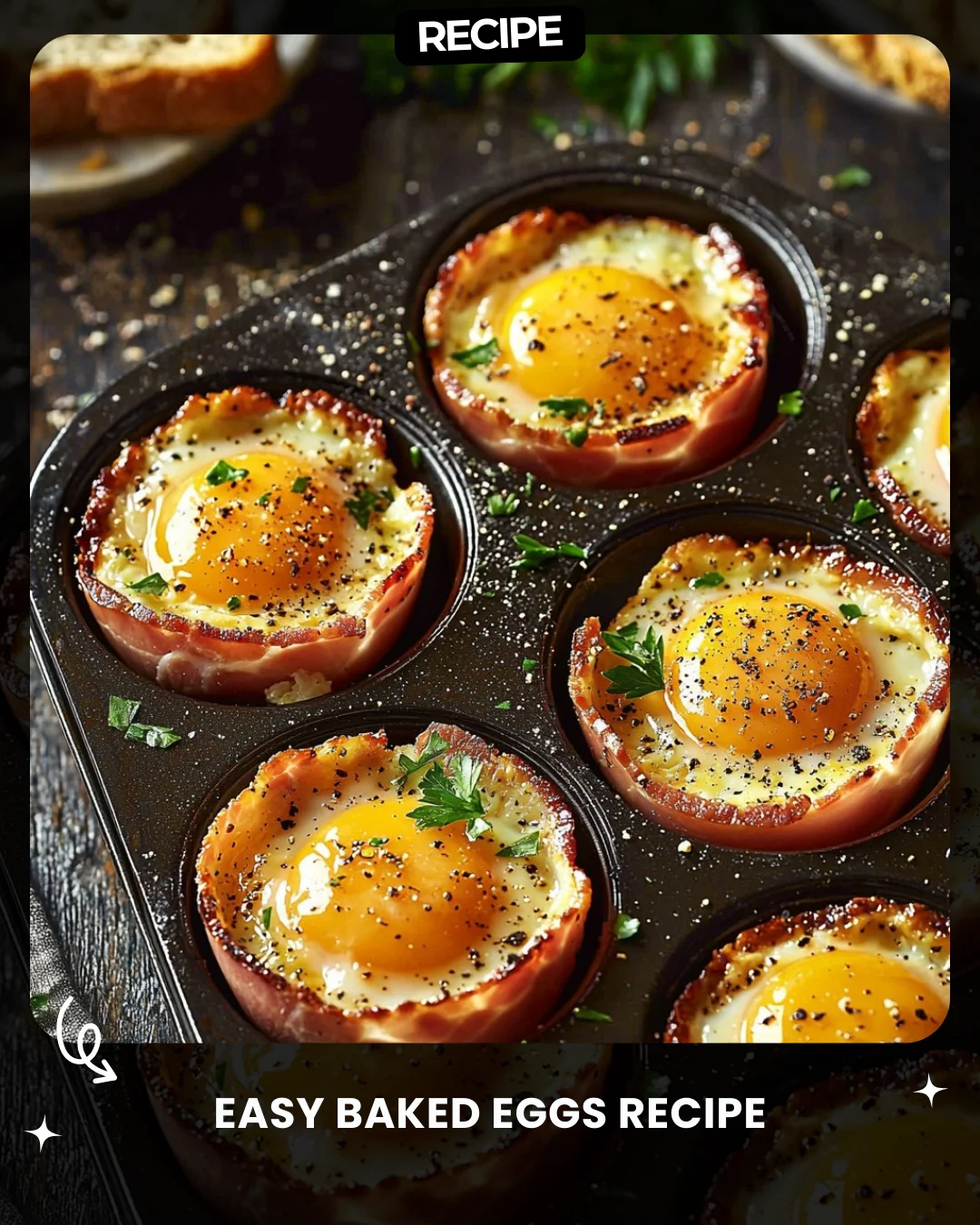 Easy Baked Eggs Recipe