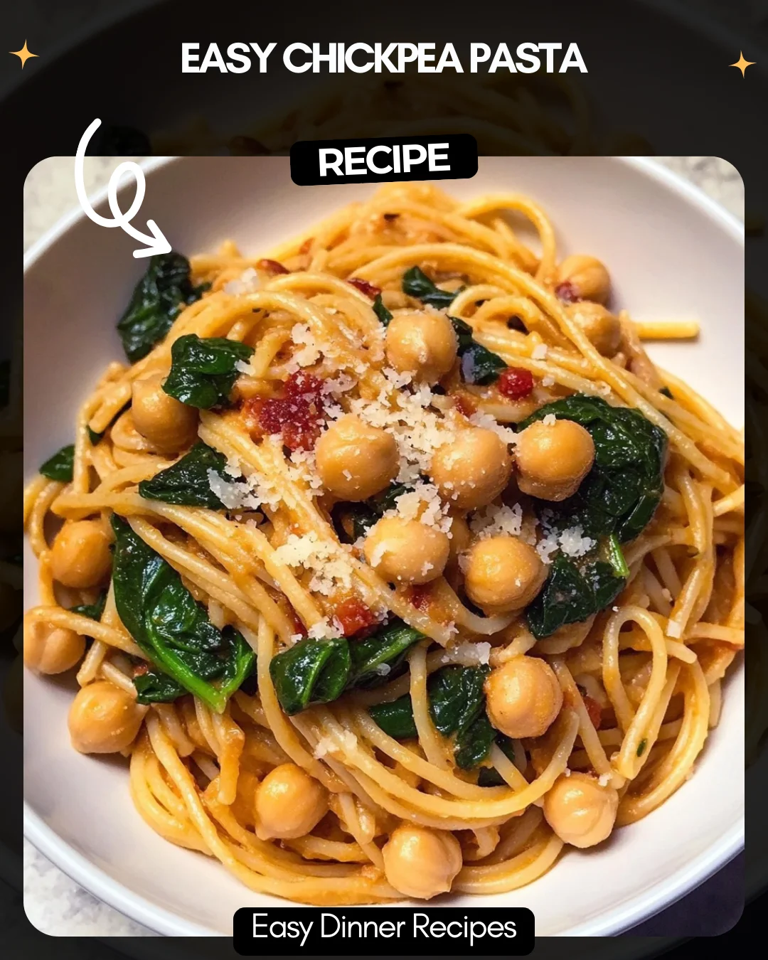 Easy Chickpea Pasta