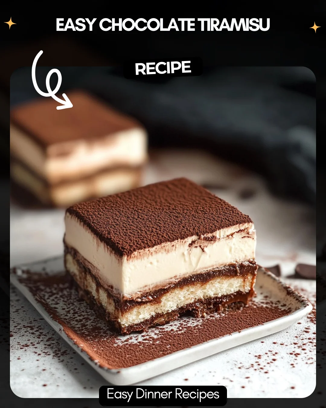 Easy Chocolate Tiramisu