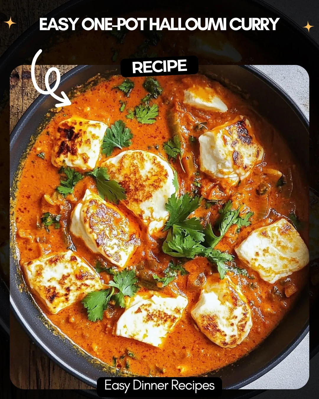 Easy One-Pot Halloumi Curry
