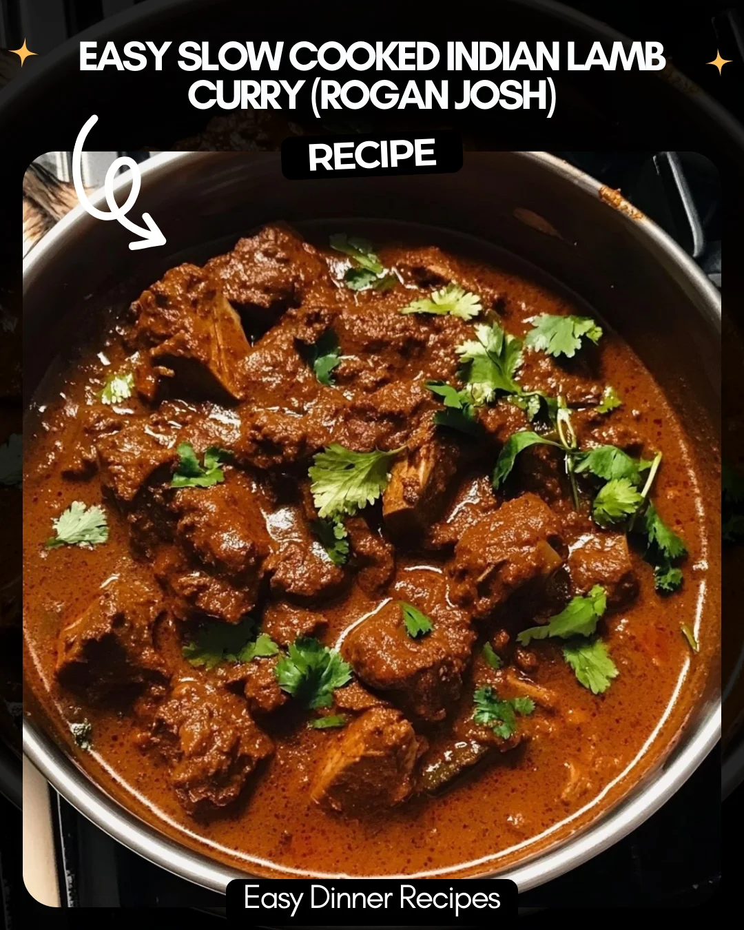Easy Slow Cooked Indian Lamb Curry (Rogan Josh)
