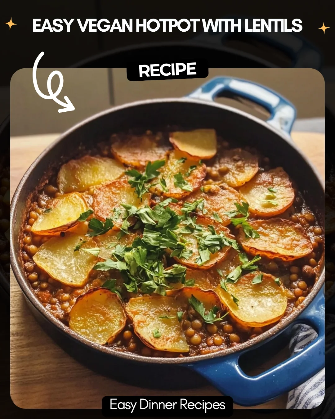 Easy Vegan Hotpot with Lentils