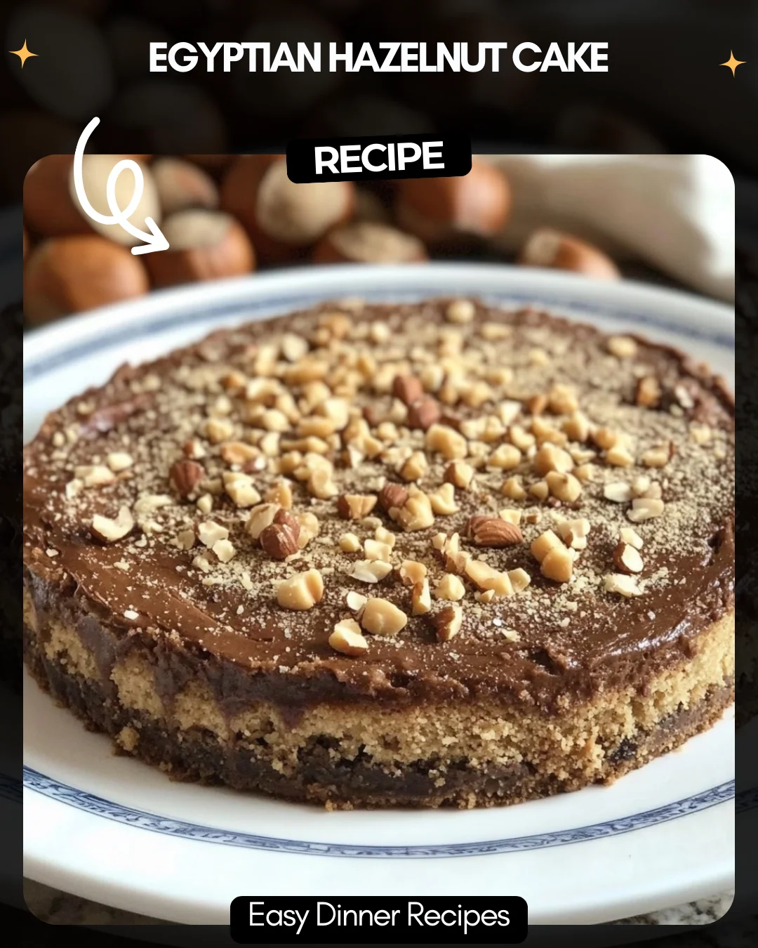 Egyptian Hazelnut Cake