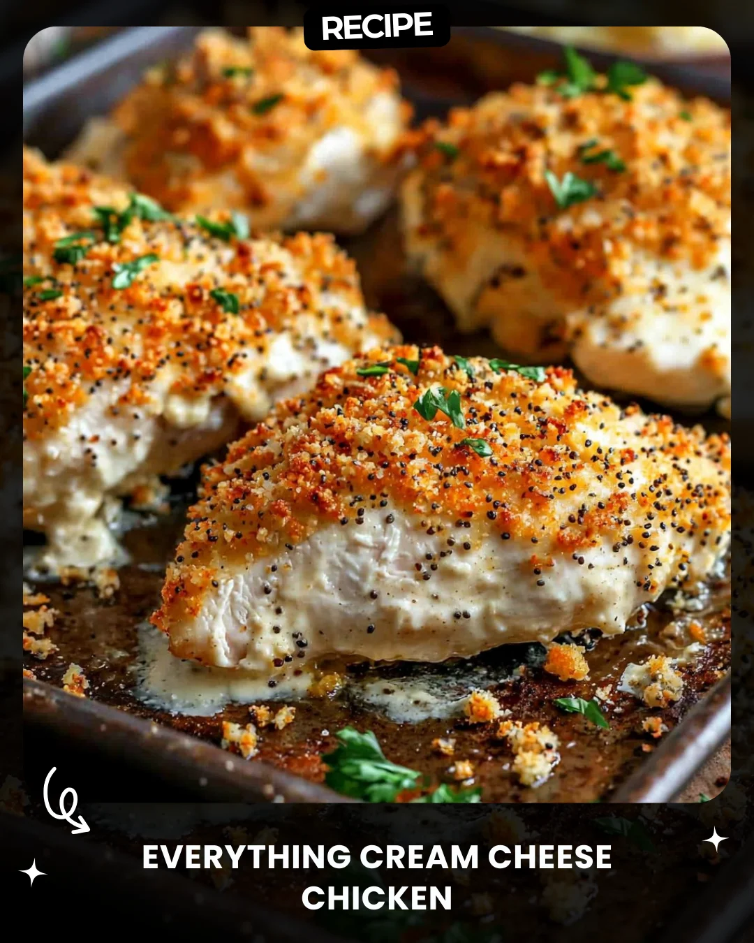 Everything Cream Cheese Chicken