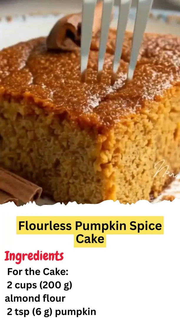 Flourless Pumpkin Spice Cake