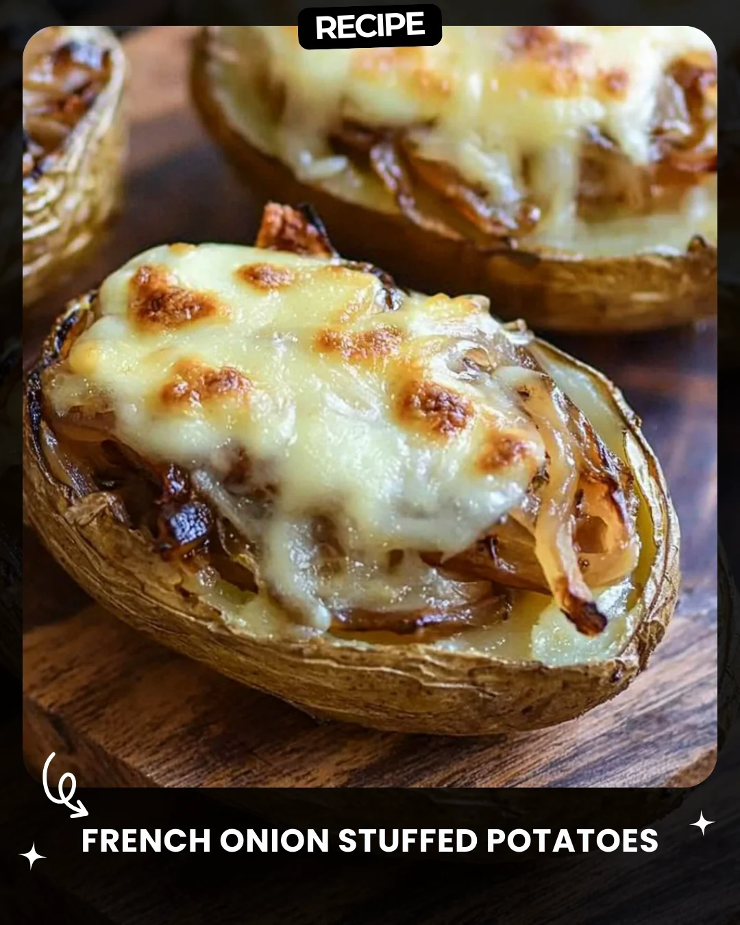 French Onion Stuffed Potatoes