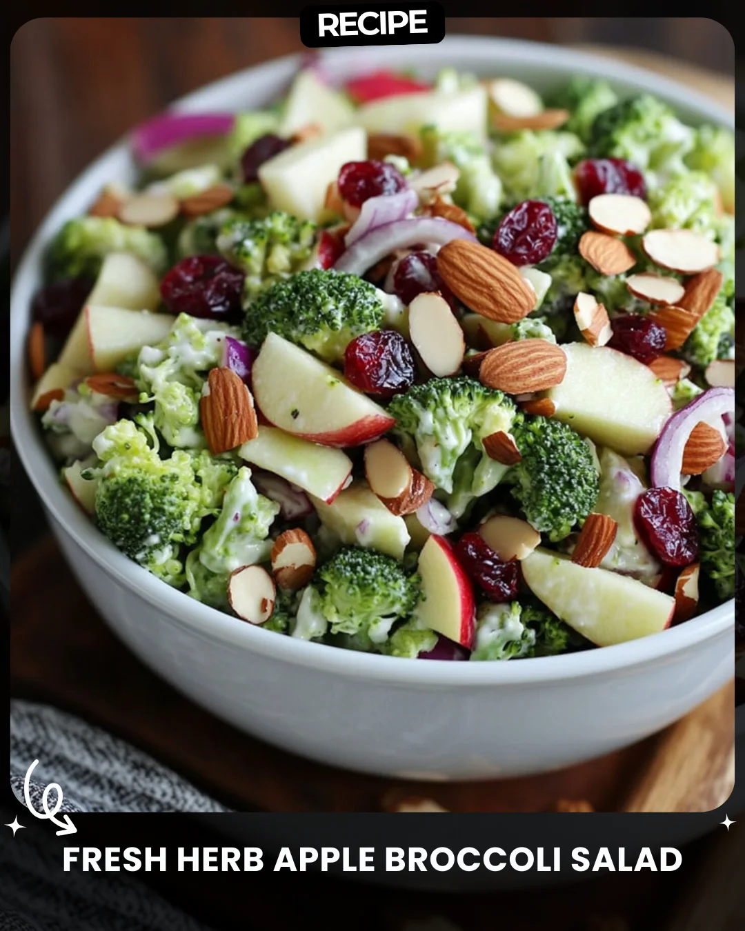 Fresh Herb Apple Broccoli Salad