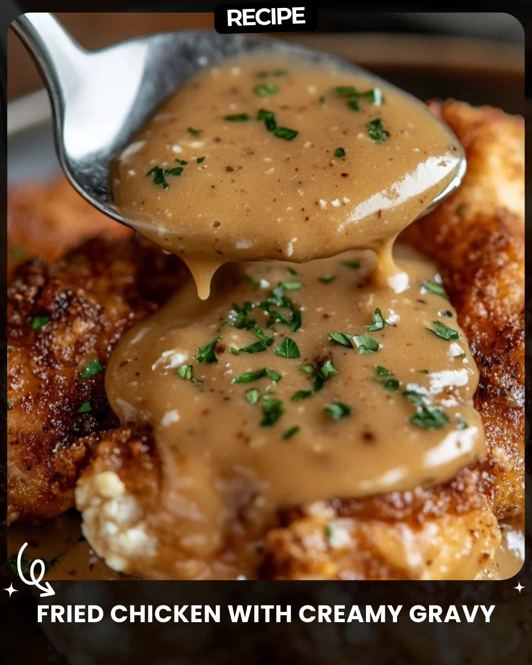 Fried Chicken with Creamy Gravy