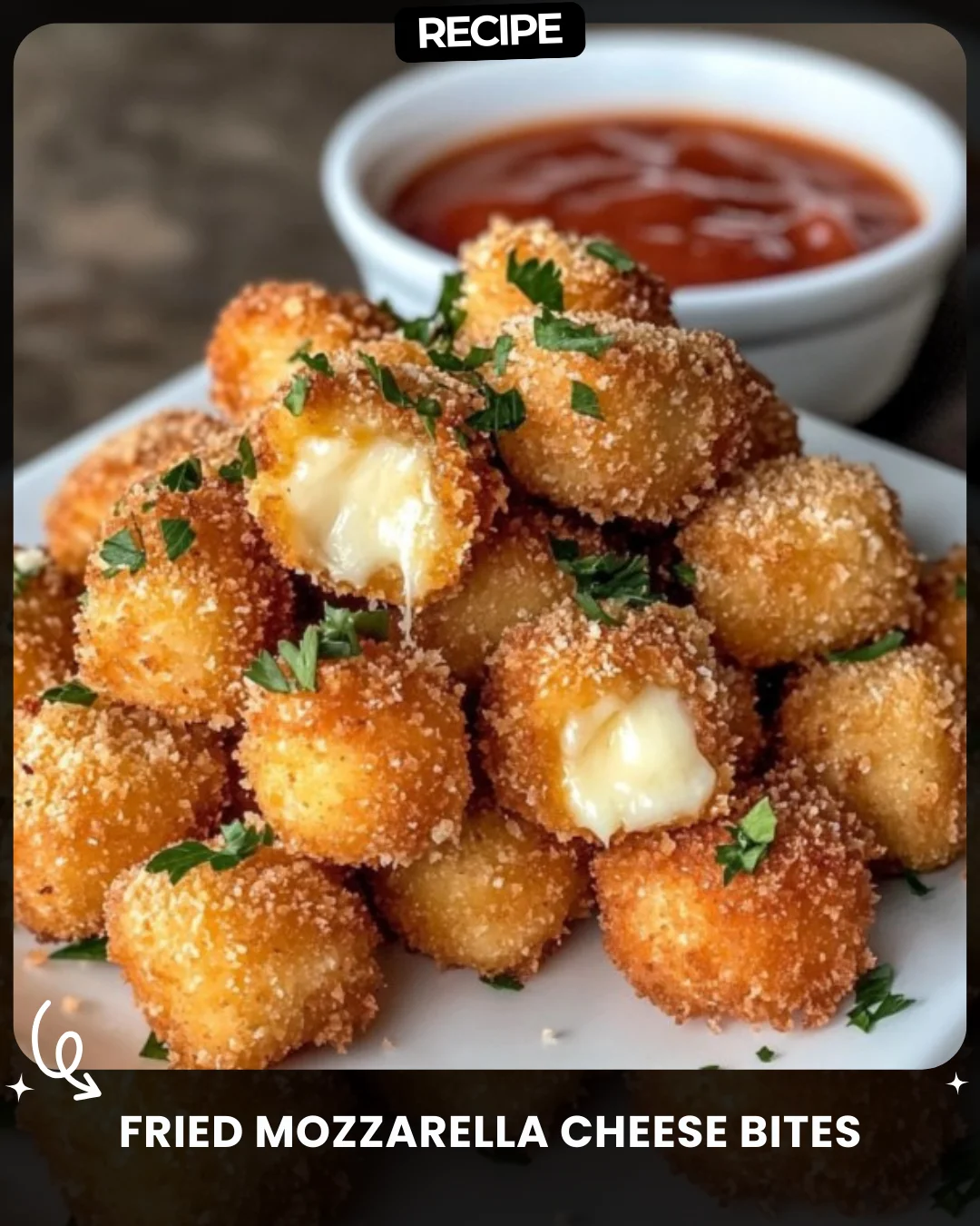 Fried Mozzarella Cheese Bites