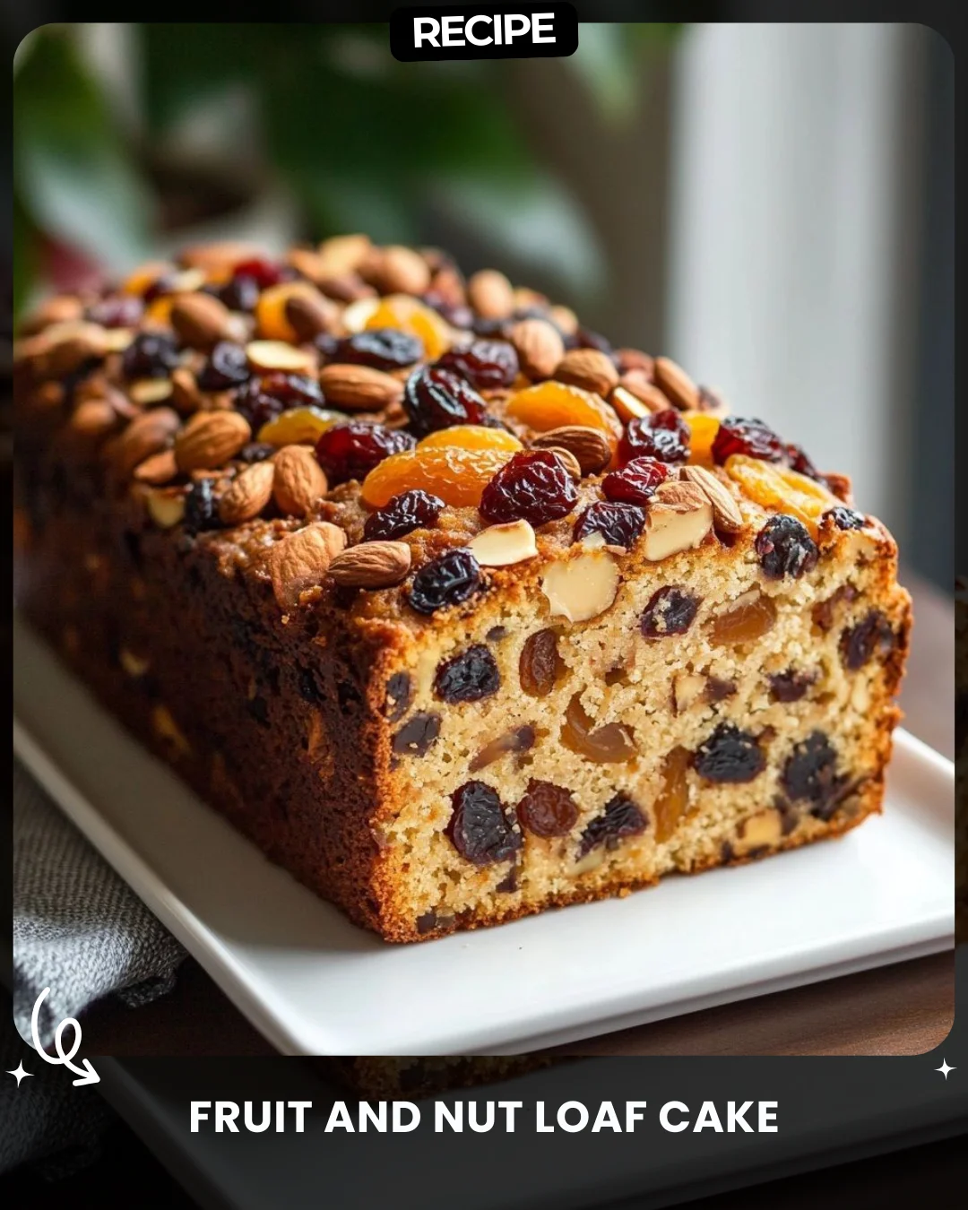 Fruit and Nut Loaf Cake