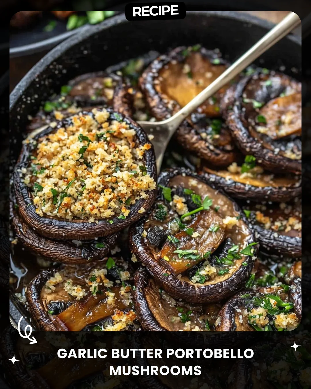 Garlic Butter Portobello Mushrooms