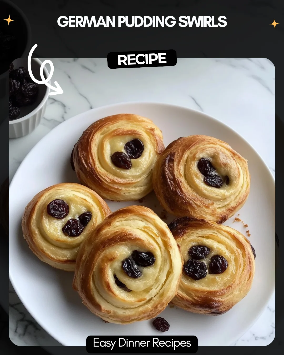 German Pudding Swirls