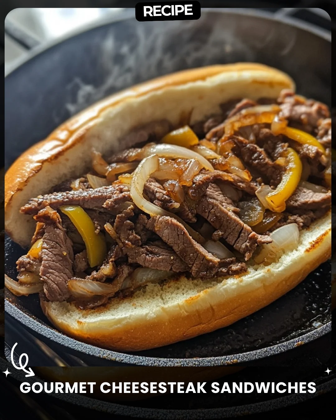 Gourmet Cheesesteak Sandwiches
