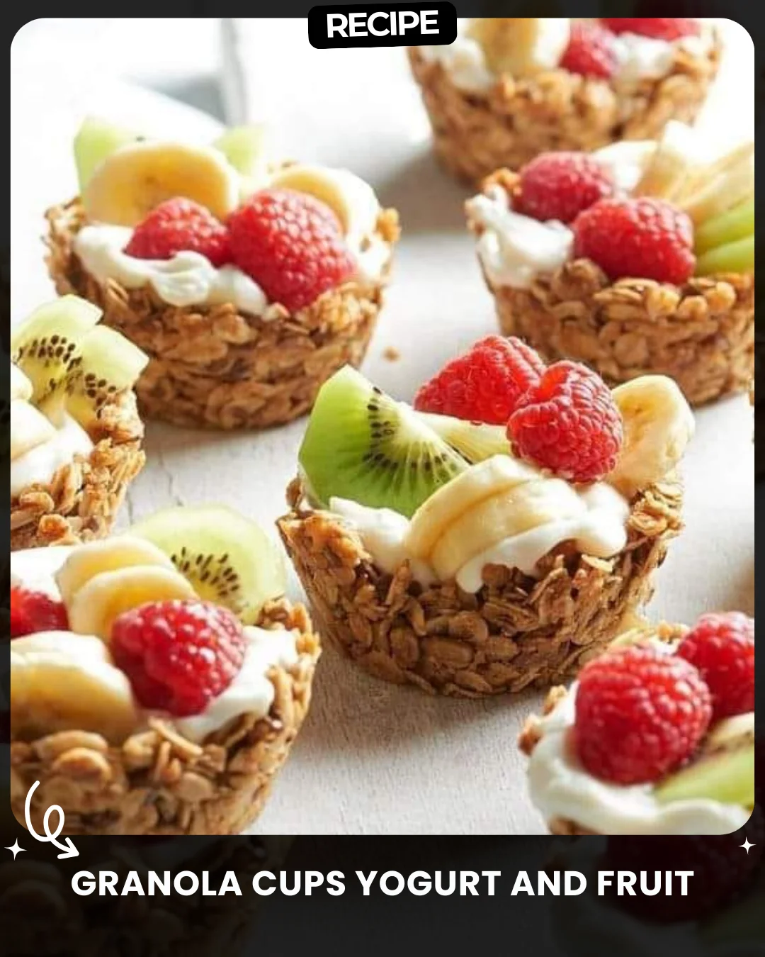 Granola Cups Yogurt and Fruit