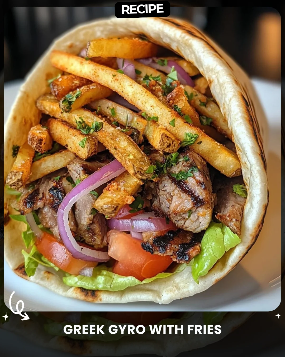 Greek Gyro with Fries