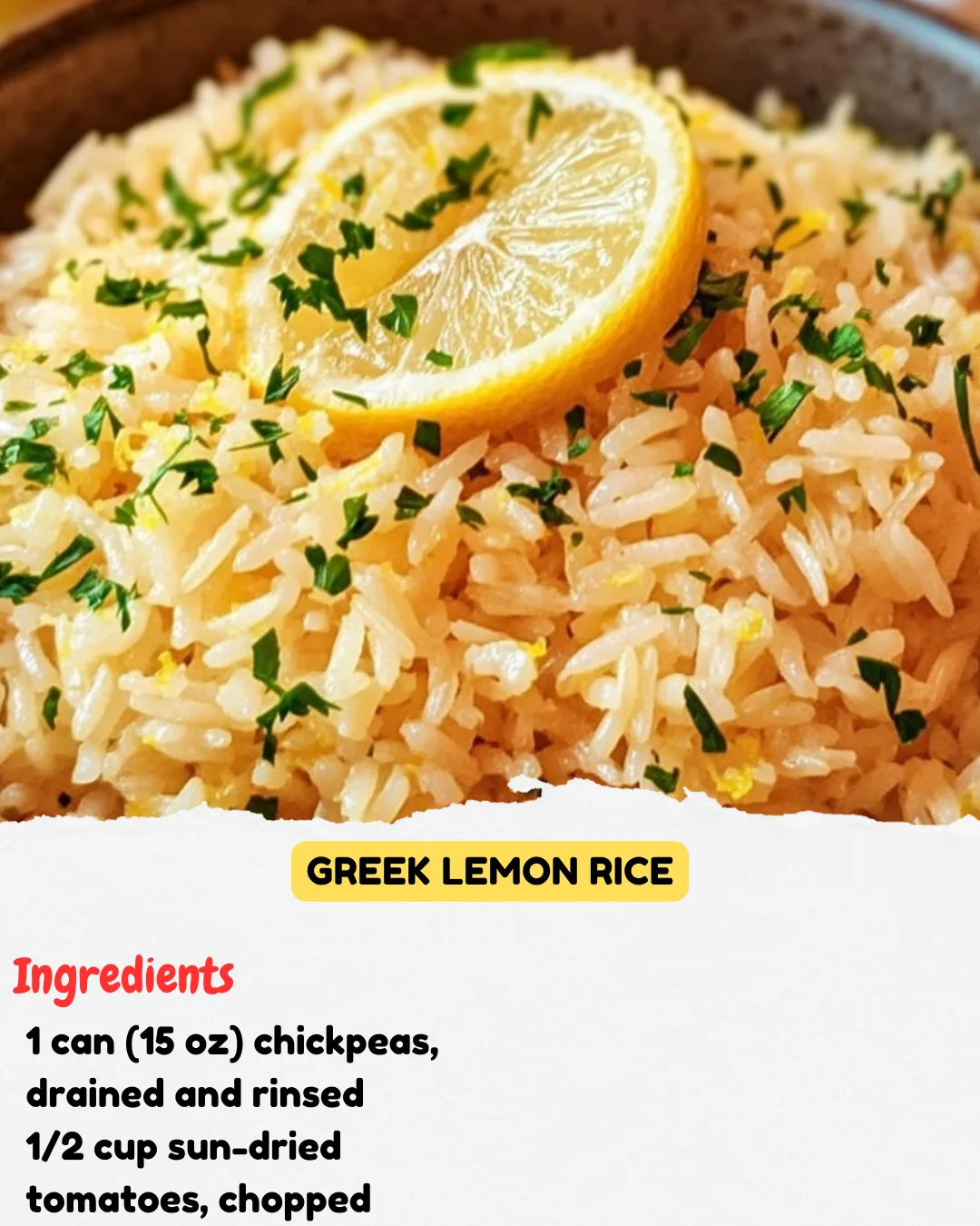 Greek Lemon Rice