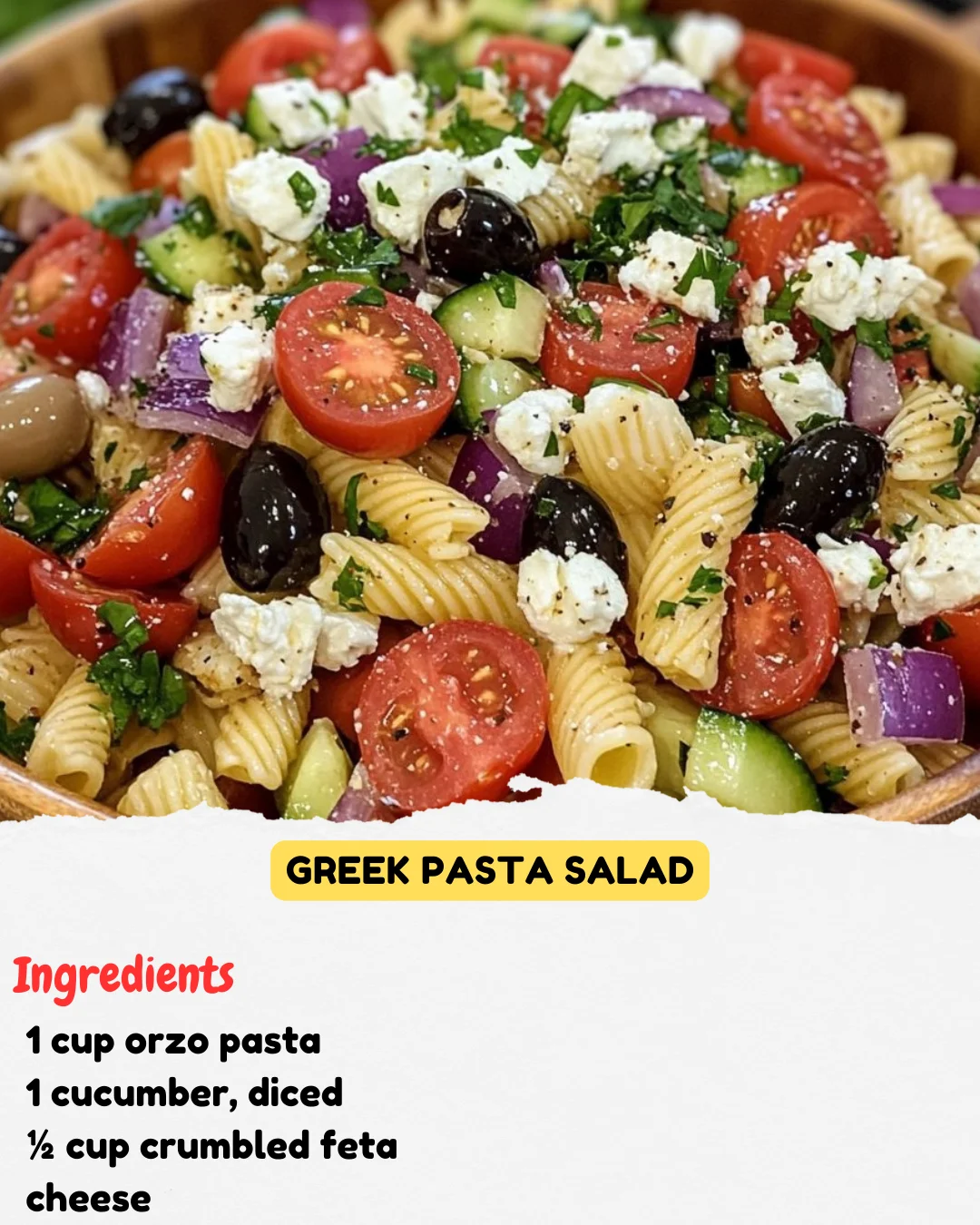Greek Pasta Salad
