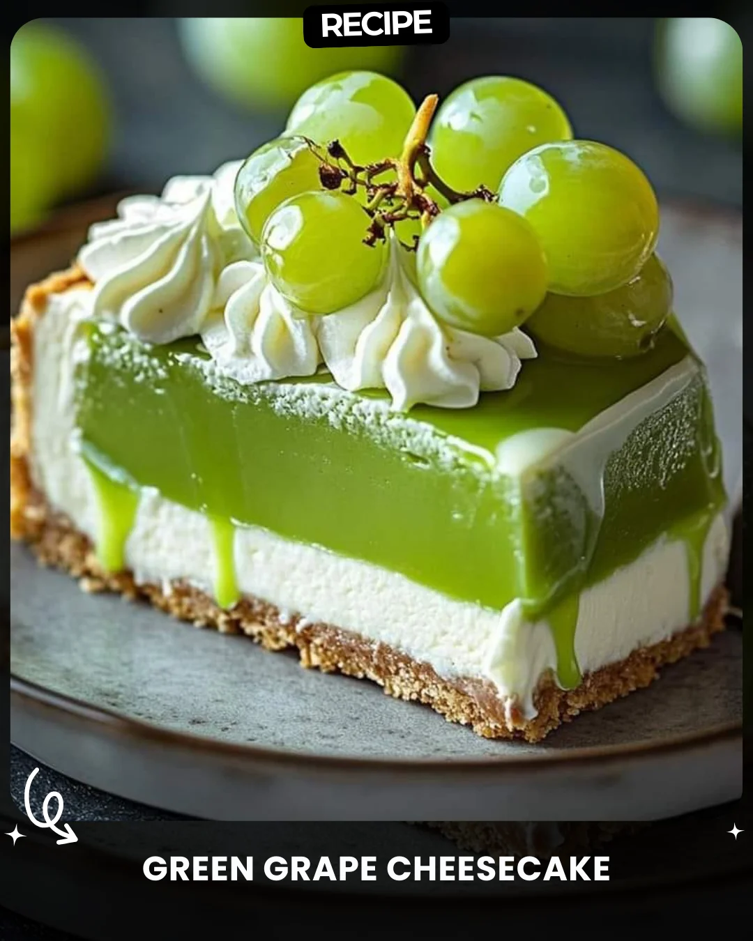 Green Grape Cheesecake