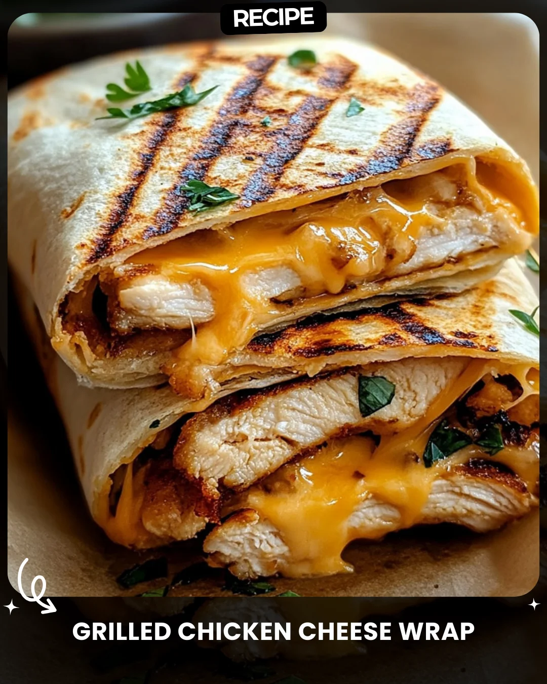 Grilled Chicken Cheese Wrap