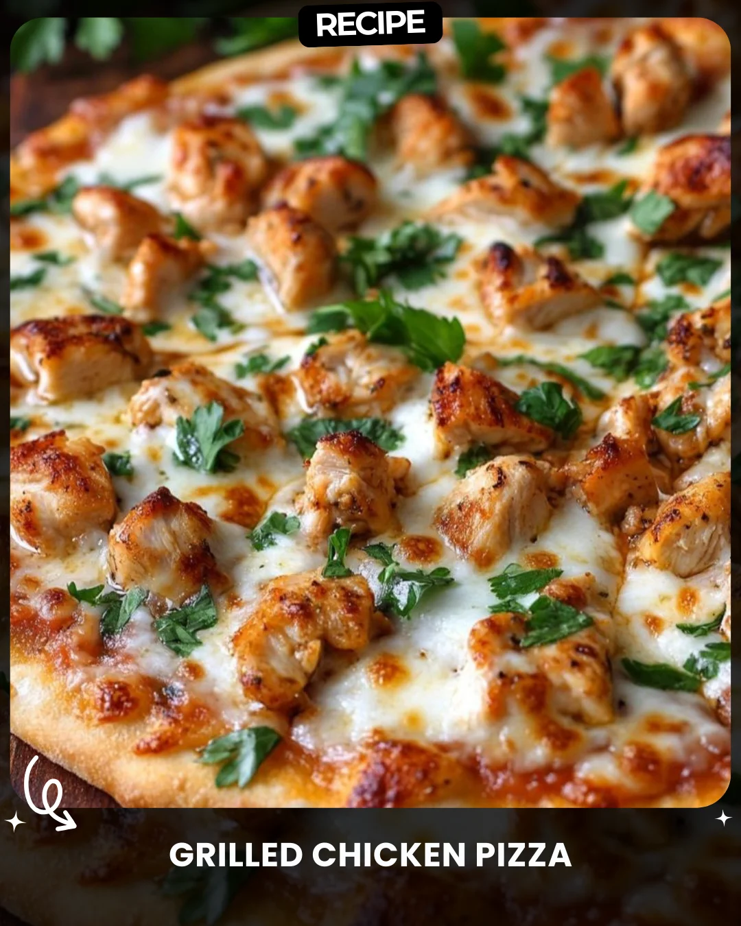Grilled Chicken Pizza