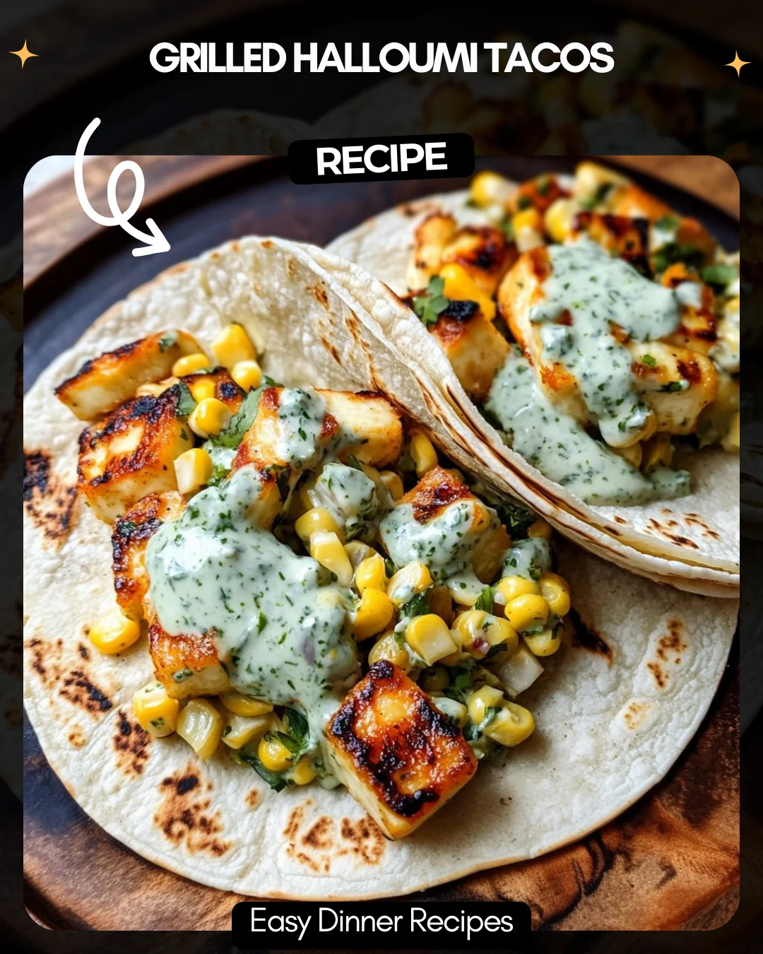 Grilled Halloumi Tacos