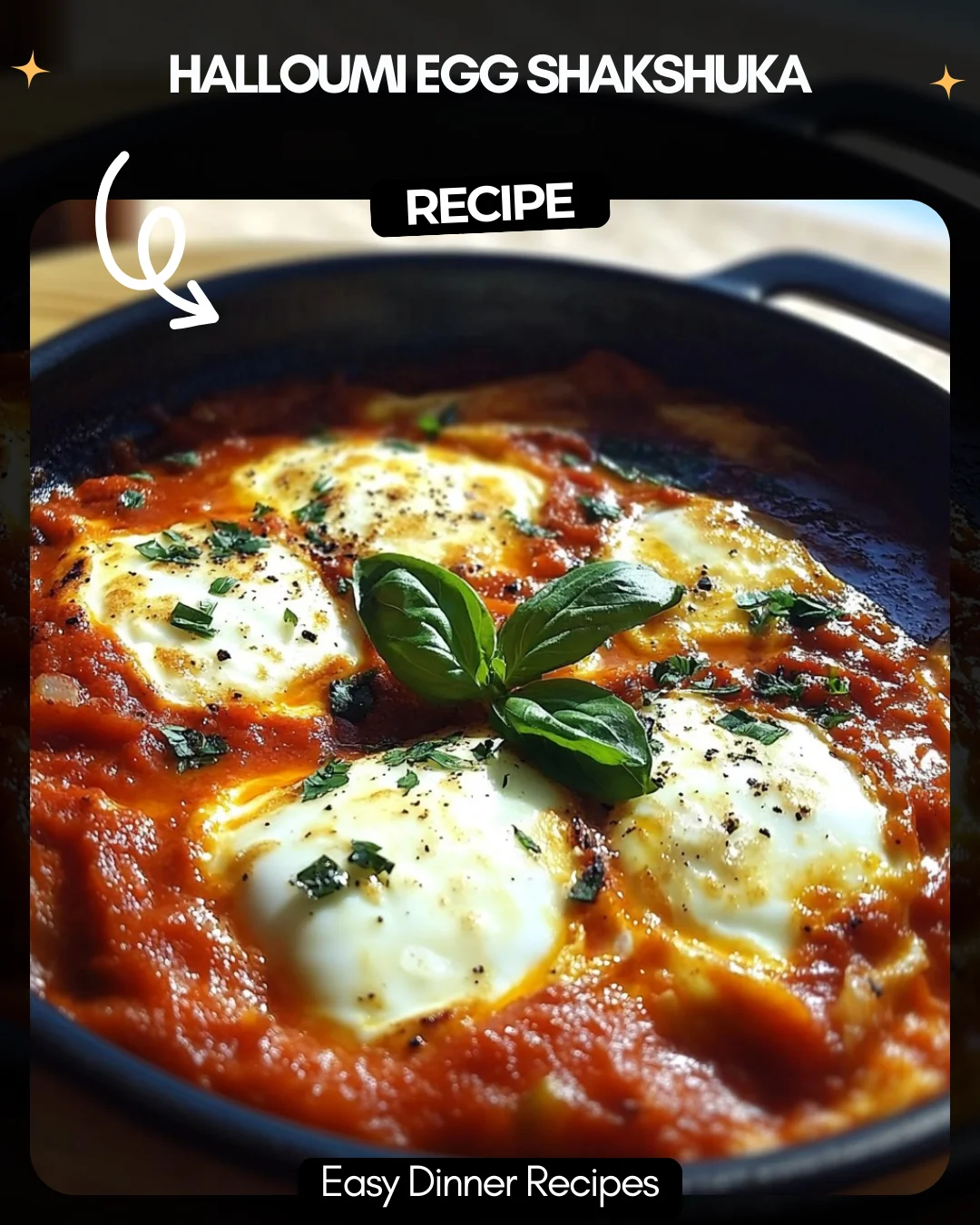 Halloumi Egg Shakshuka