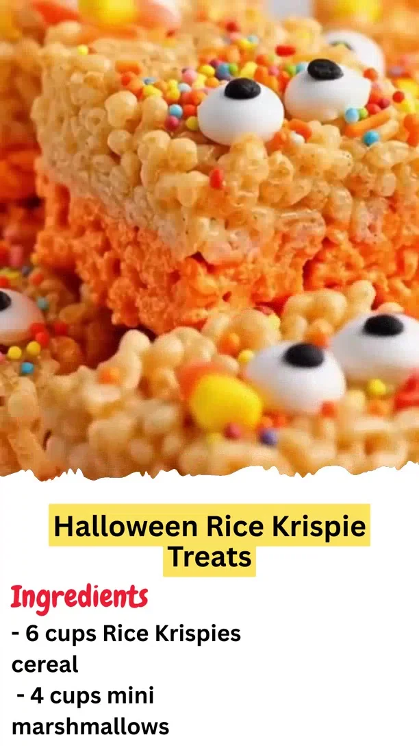 Halloween Rice Krispie Treats
