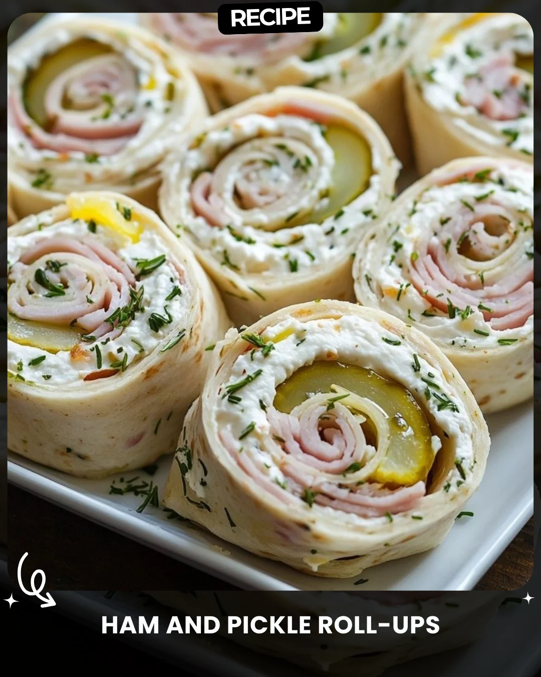 Ham and Pickle Roll-Ups