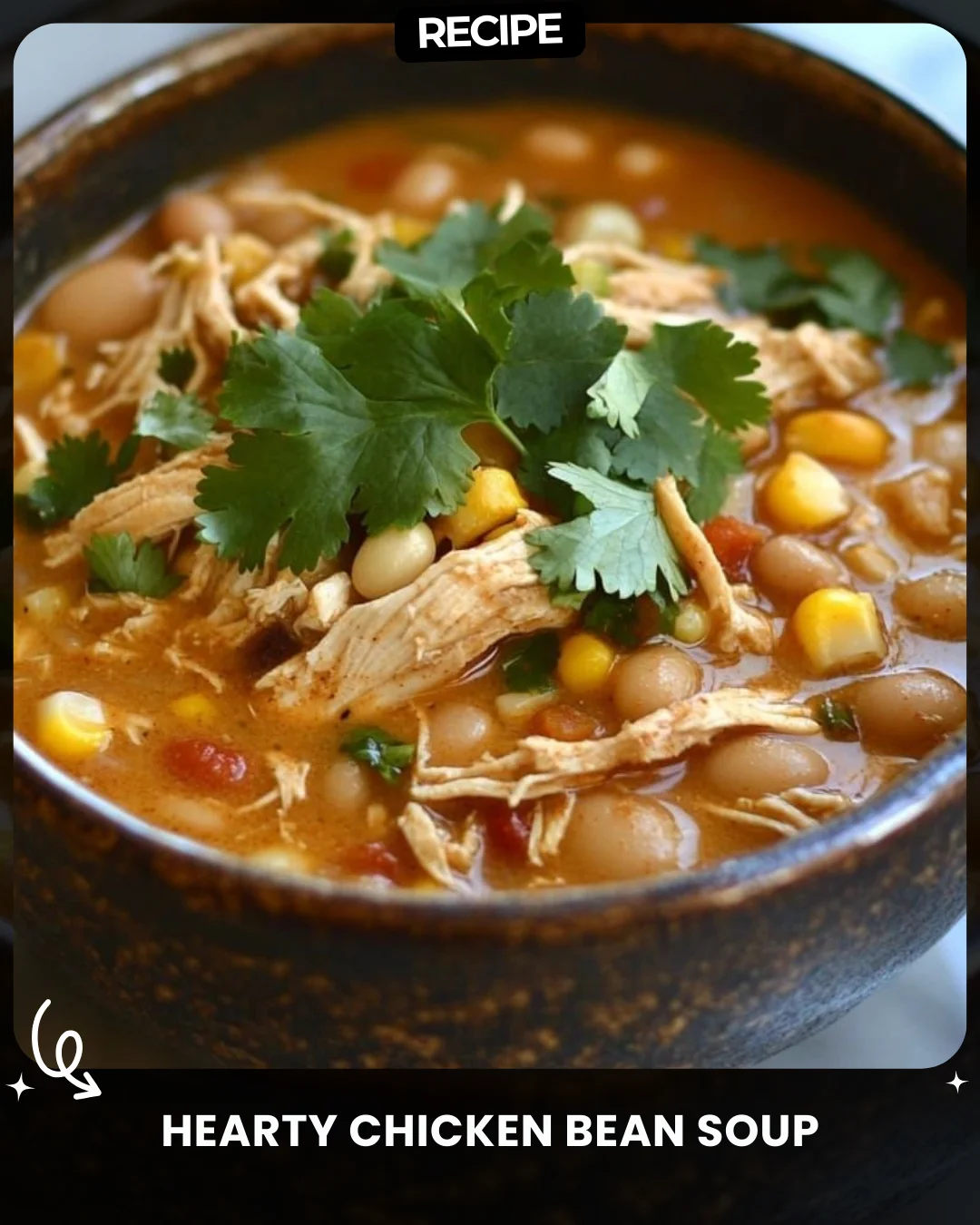 Hearty Chicken Bean Soup