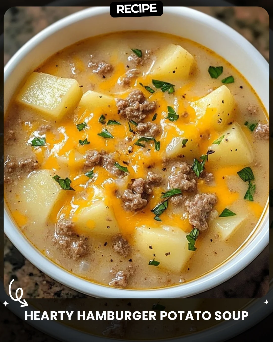 Hearty Hamburger Potato Soup