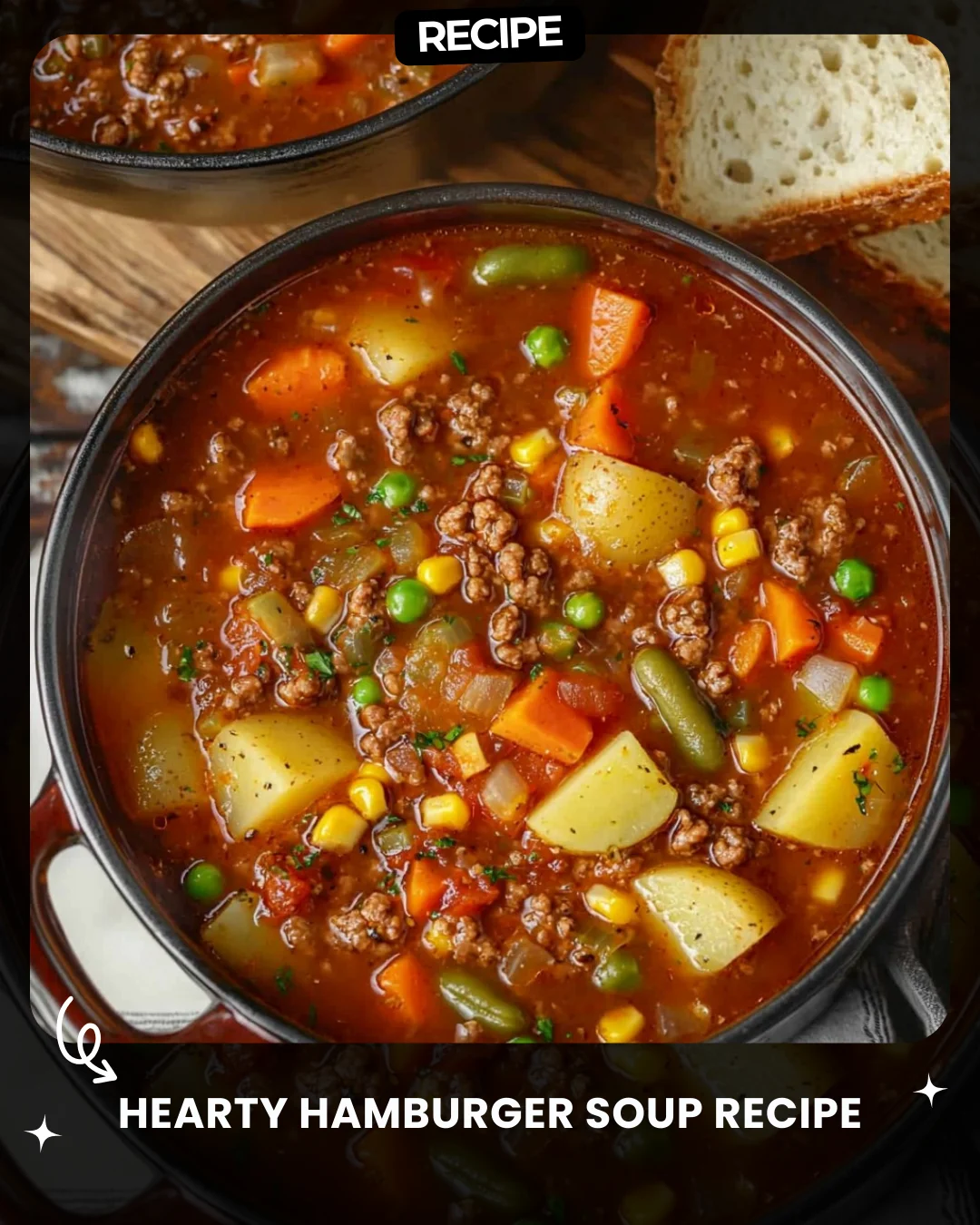Hearty Hamburger Soup Recipe
