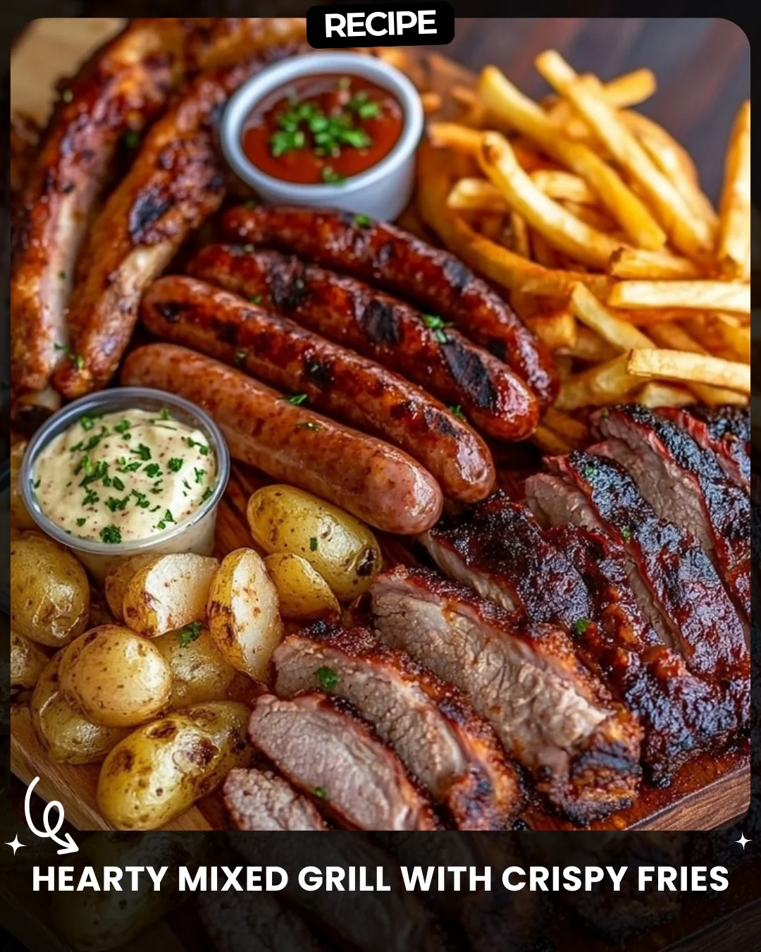 Hearty Mixed Grill with Crispy Fries