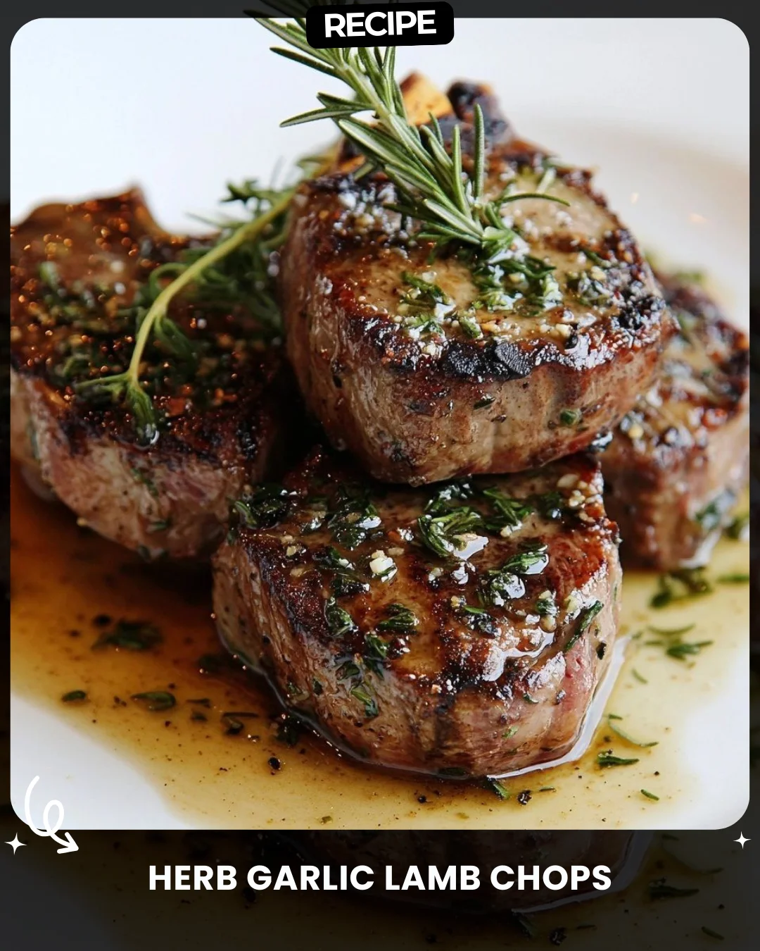Herb Garlic Lamb Chops