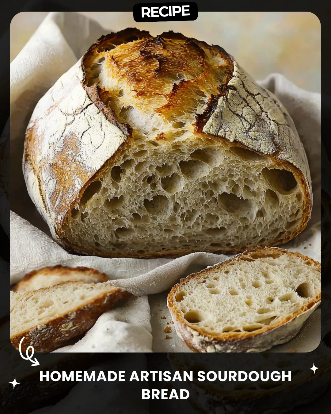 Homemade Artisan Sourdough Bread