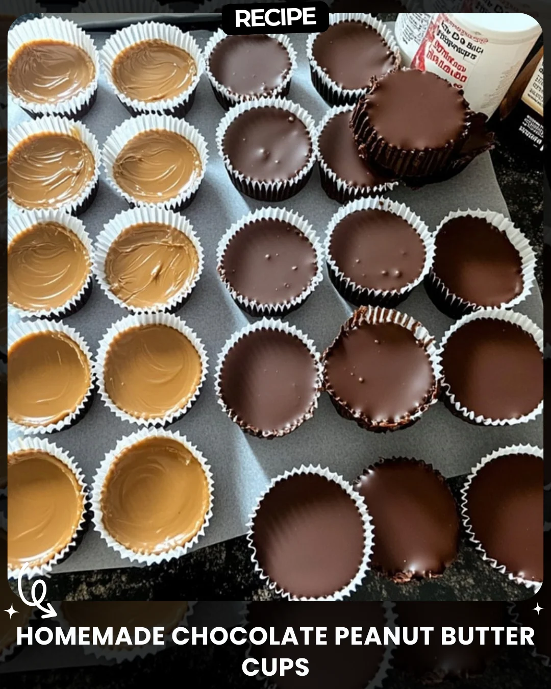 Homemade Chocolate Peanut Butter Cups