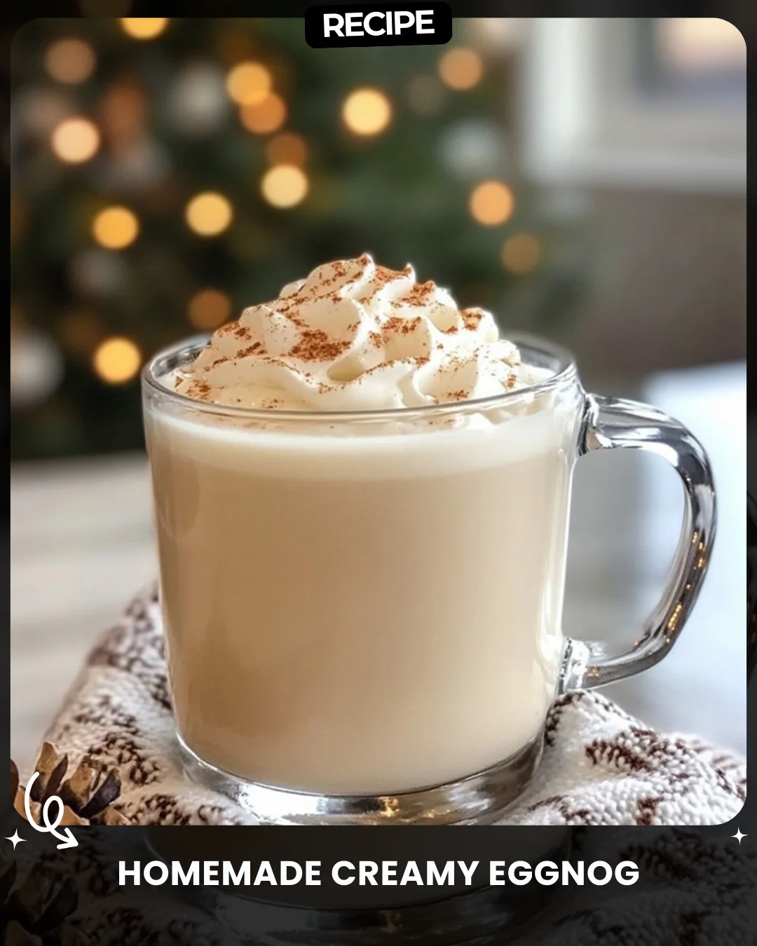 Homemade Creamy Eggnog