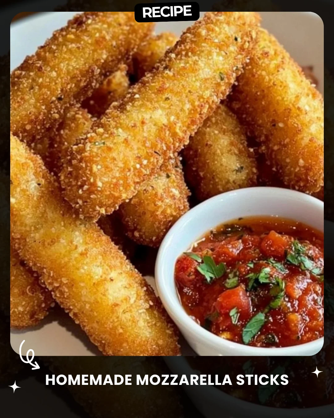 Homemade Mozzarella Sticks
