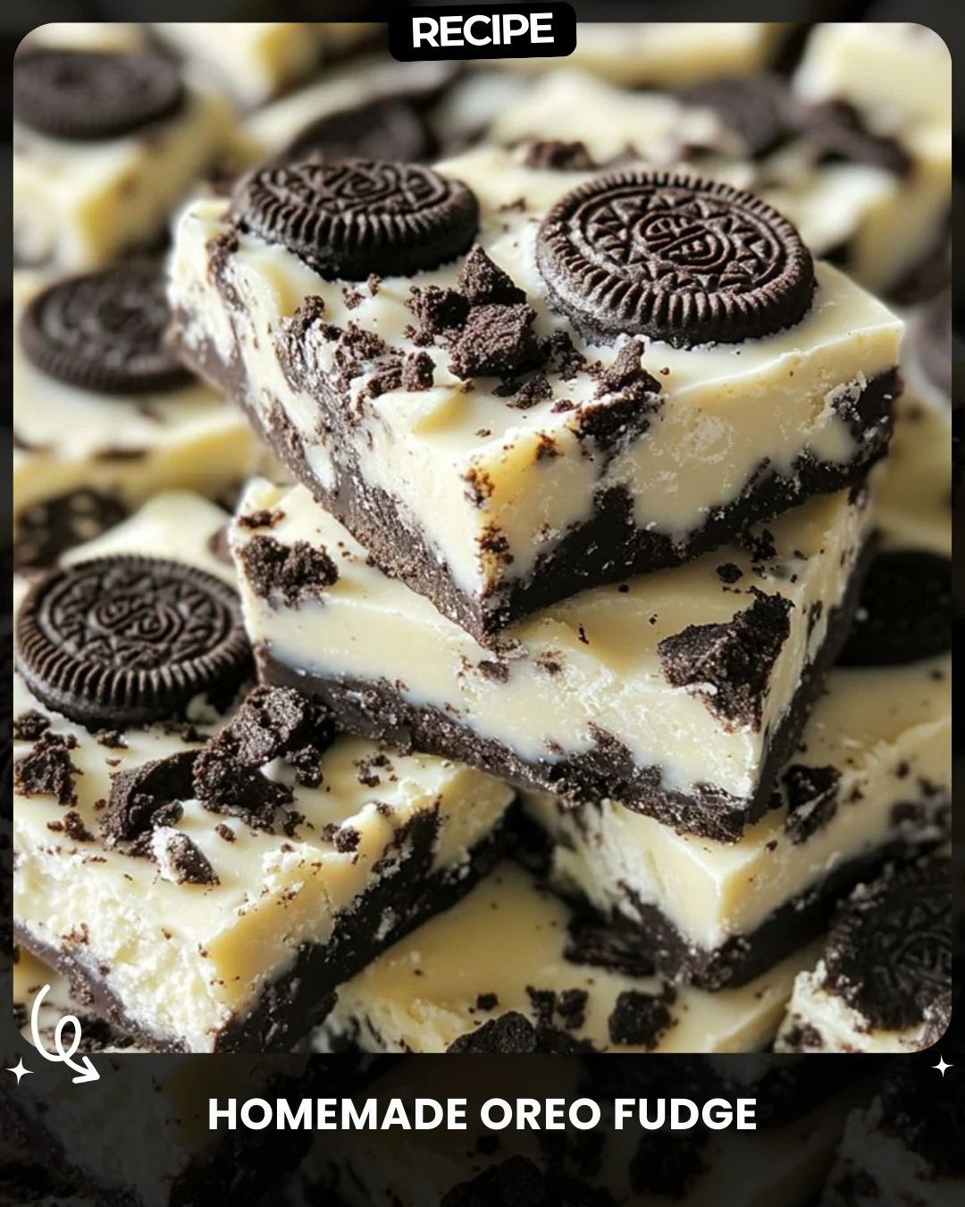 Homemade Oreo Fudge