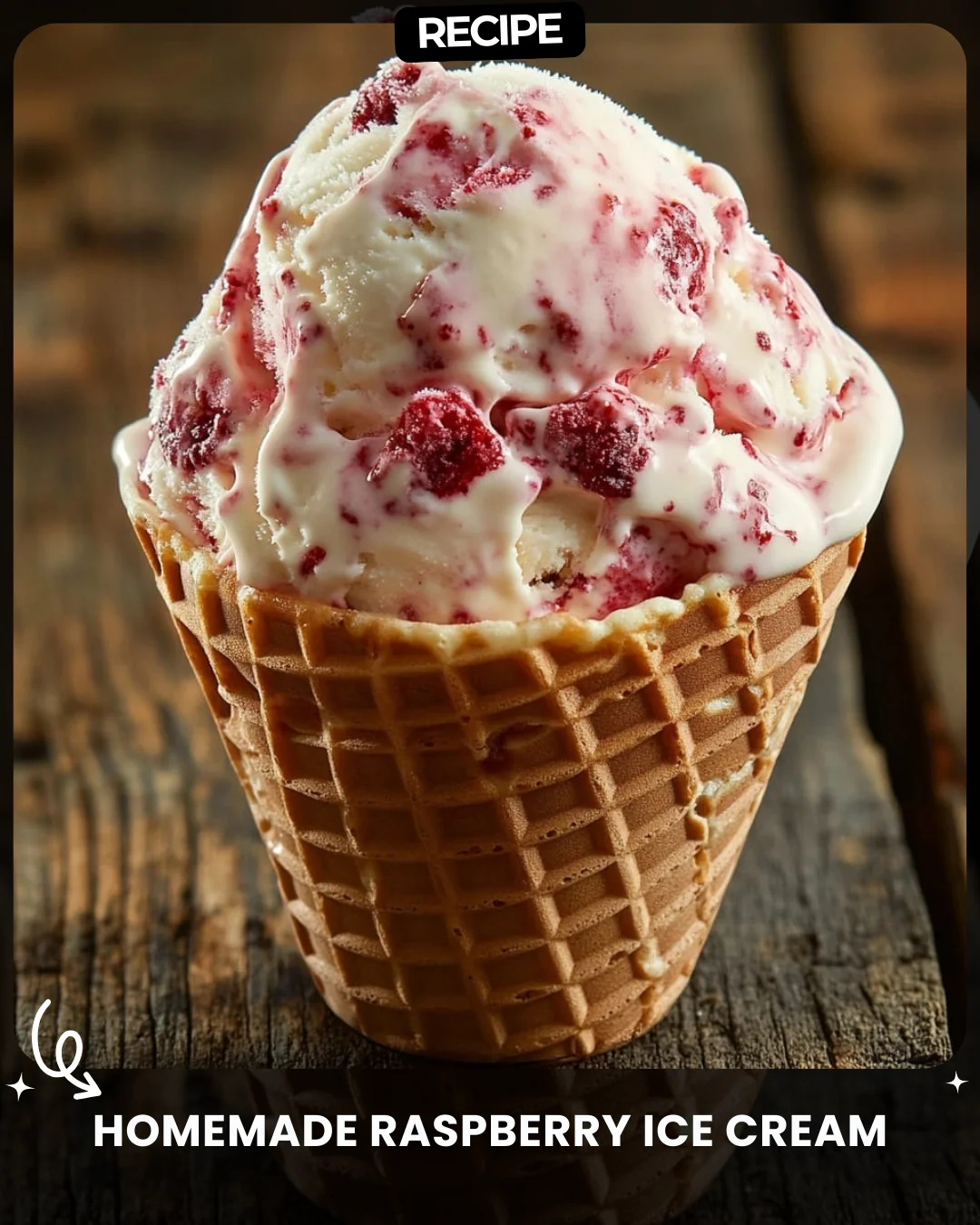 Homemade Raspberry Ice Cream