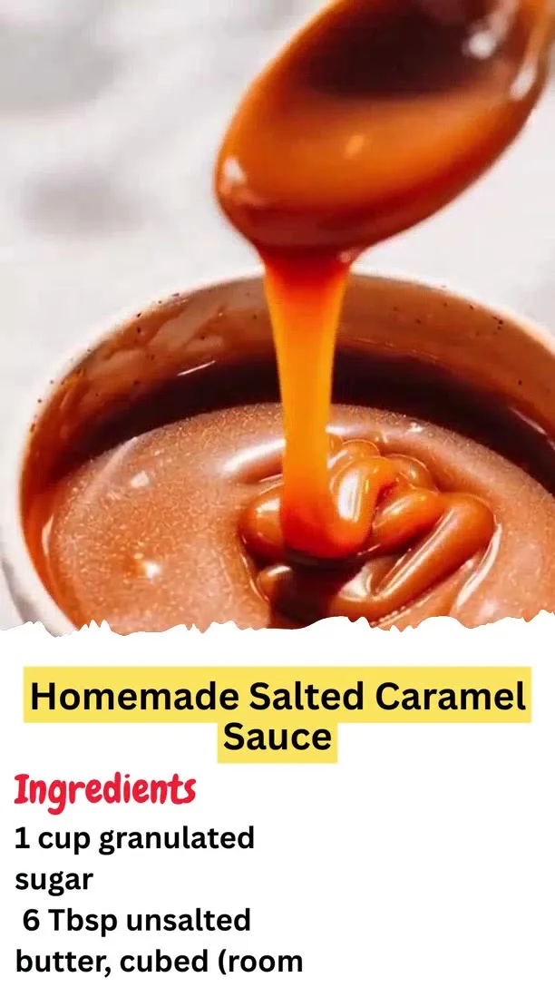 Homemade Salted Caramel Sauce