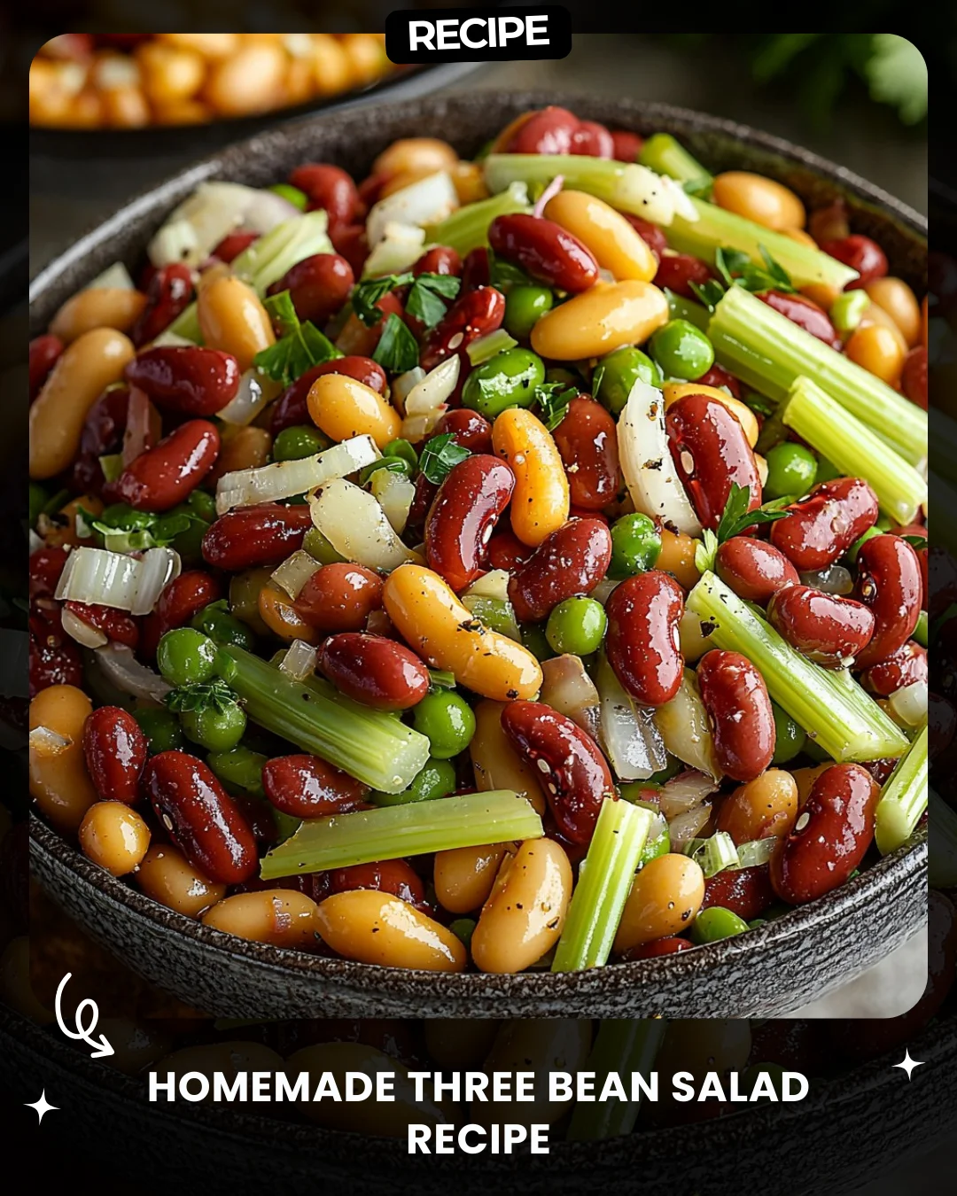 Homemade Three Bean Salad Recipe