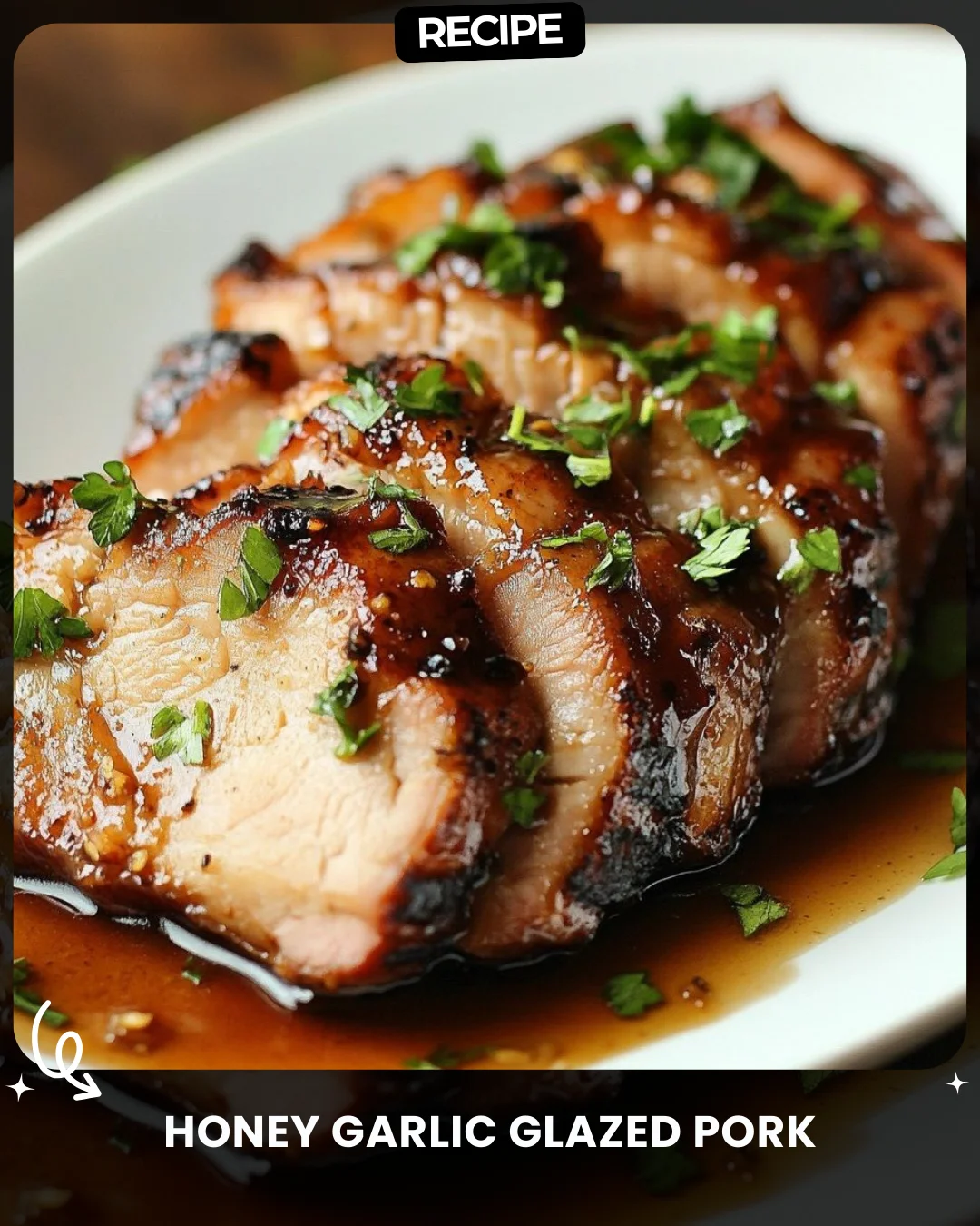 Honey Garlic Glazed Pork