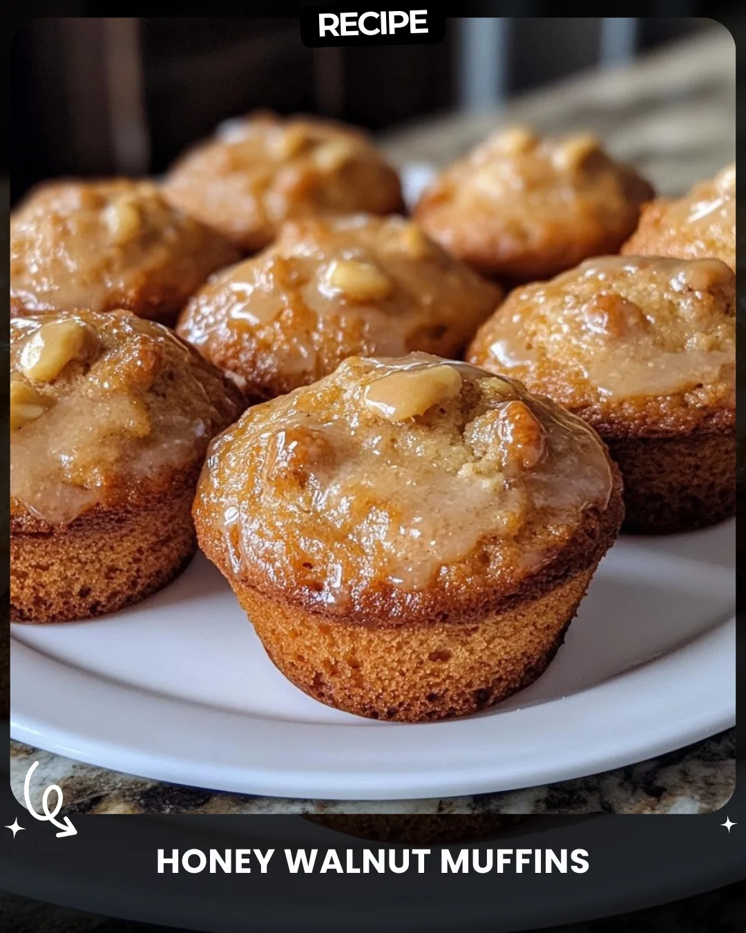 Honey Walnut Muffins