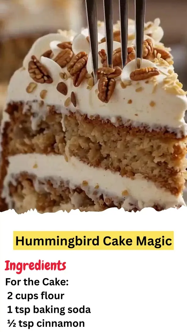 Hummingbird Cake Magic